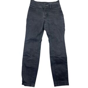 Ann Taylor Jeans Women's 8P Black Curvy Fit High Rise Skinny